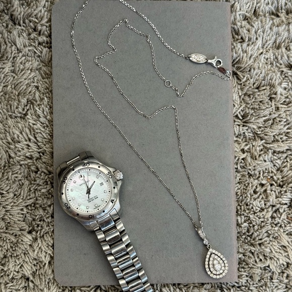 Neil Lane Pear Diamond Necklace - Picture 4 of 6